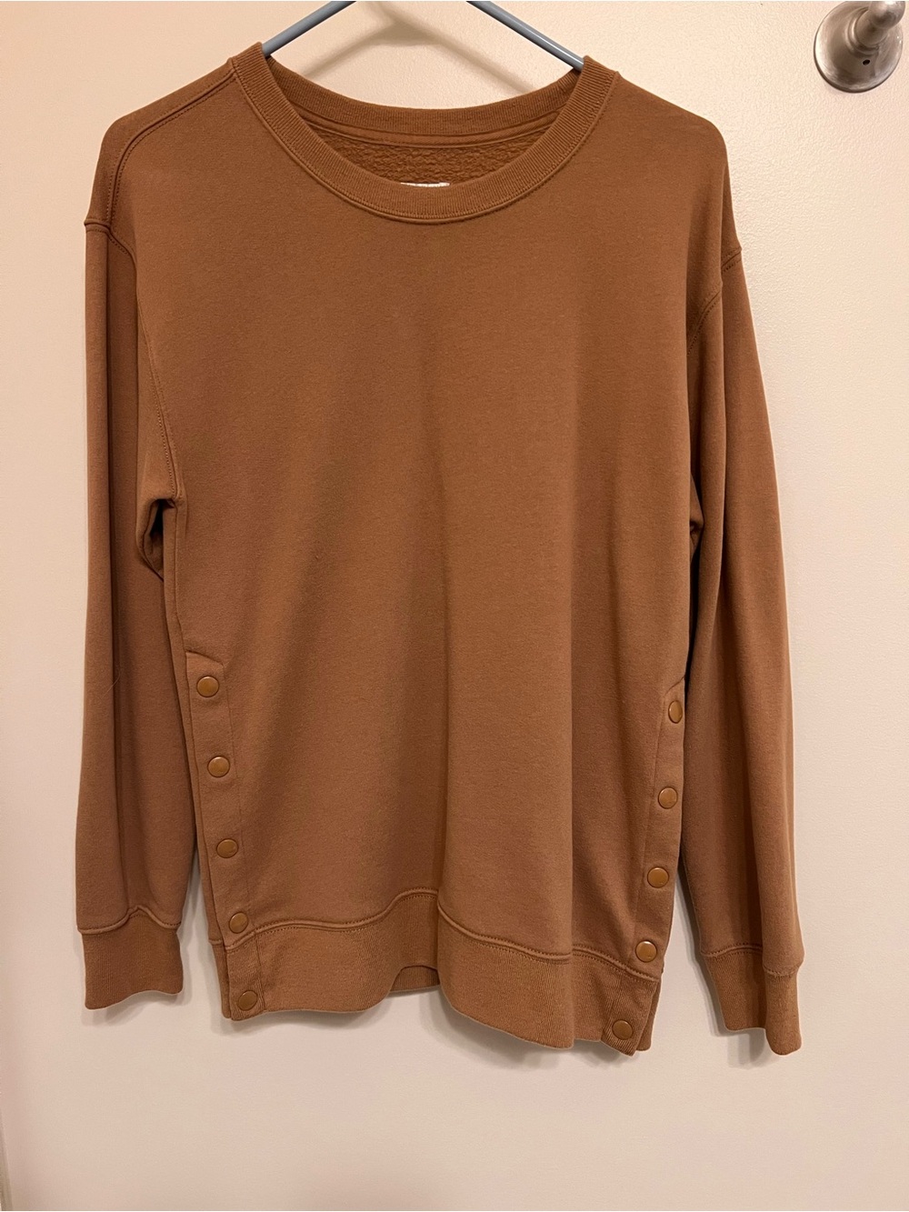 Abercrombie & Fitch Caramel Brown Crewneck Sweatshirt